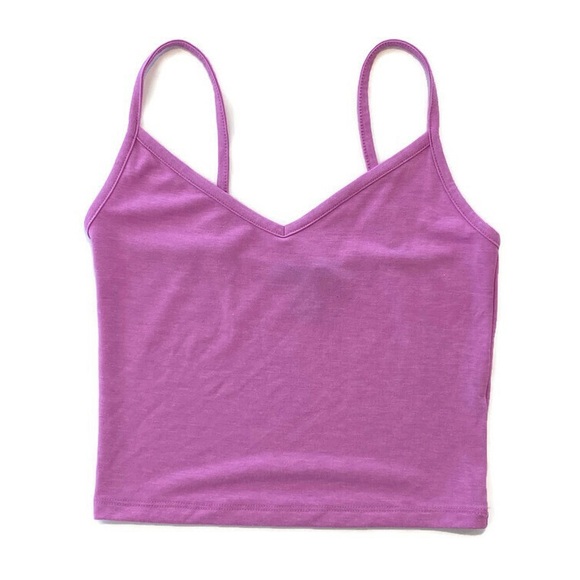 Forever 21 Tops - Forever 21 Crop Top thin straps Purple S